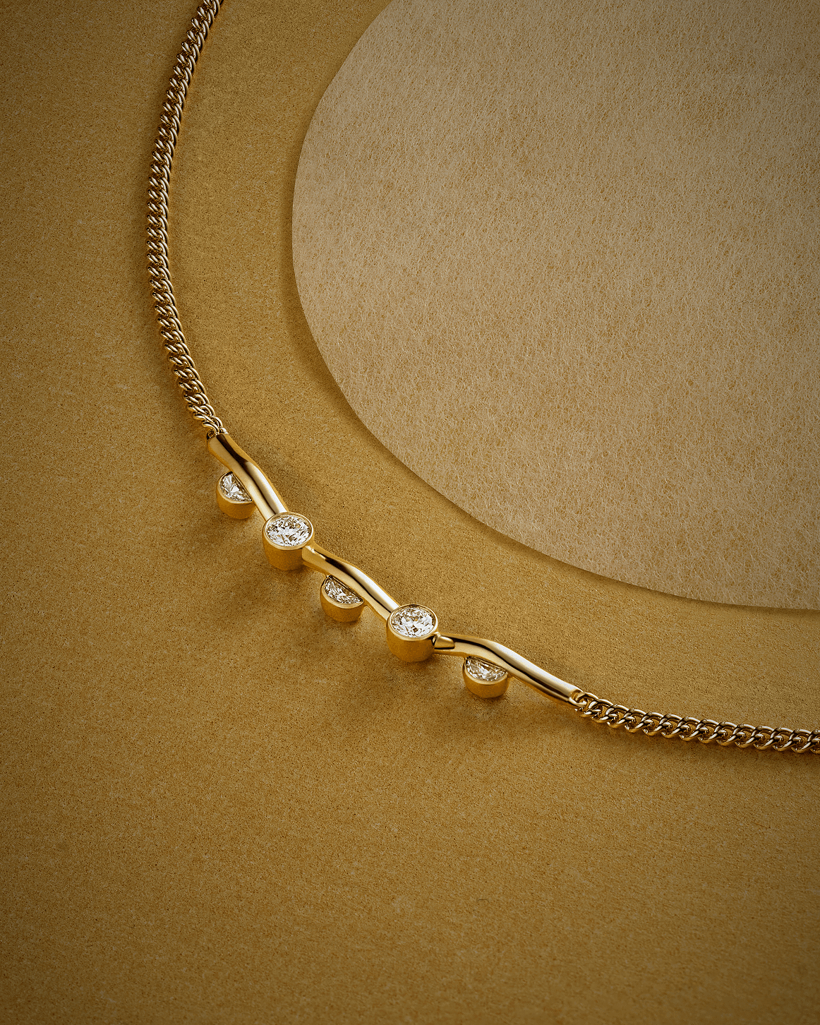 Bracelet on dress detail